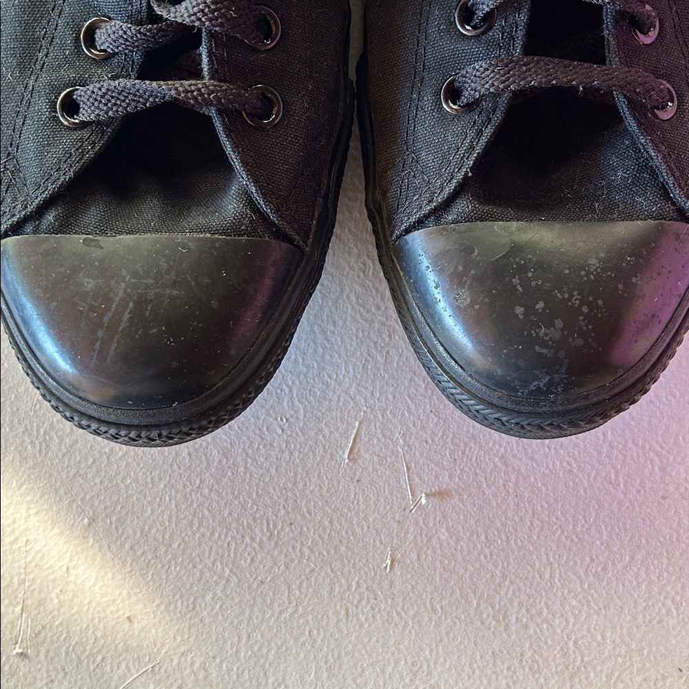 Converse Black Canvas Men's Sneakers - Picture 5 of 8